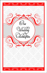 Wedding Program Cover Template 13D - Graphic 6